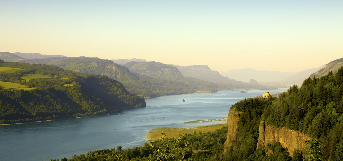 The Columbia River Gorge and Vista House